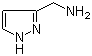 3-(氨基甲基)吡唑分子结构 (CAS 37599-58-9)