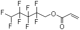 2,2,3,3,4,4,5,5-八氟戊基丙烯酸酯分子结构 (CAS 376-84-1)