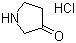 3-吡咯烷酮盐酸盐分子结构 (CAS 3760-52-9)