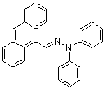 9-蒽甲醛二苯基腙分子结构 (CAS 37619-78-6)