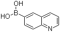 喹啉-6-硼酸分子结构 (CAS 376581-24-7)
