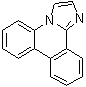 结构式 CAS# 37694-95-4, 咪唑并[1,2-f]菲啶