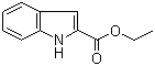 吲哚-2-羧酸乙酯分子结构 (CAS 3770-50-1)