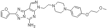 结构式 CAS# 377727-87-2, Preladenant