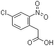 4-氯-2-硝基苯乙酸分子结构 (CAS 37777-71-2)