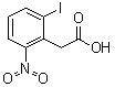 2-碘-6-硝基苯乙酸分子结构 (CAS 37777-75-6)