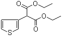 (3-噻吩基)丙二酸二乙酯分子结构 (CAS 37784-67-1)