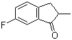 6-氟-2-甲基-1-茚酮分子结构 (CAS 37794-19-7)