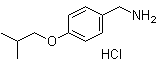 结构式 CAS# 37806-44-3, 4-(异丁氧基)苯甲胺盐酸盐