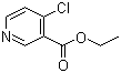 4-氯烟酸乙酯分子结构 (CAS 37831-62-2)
