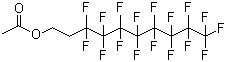 2-全氟辛基乙基乙酸酯分子结构 (CAS 37858-04-1)