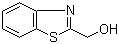 2-羟甲基苯并噻唑分子结构 (CAS 37859-42-0)