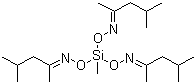 三(甲基异丁酮肟基)甲基硅烷分子结构 (CAS 37859-57-7)