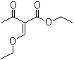 2-乙氧亚甲基乙酰乙酸乙酯分子结构 (CAS 3788-94-1)