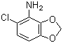 5-氯苯并[1,3]二恶茂-4-胺分子结构 (CAS 379228-45-2)