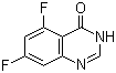 5,7-二氟-3,4-二氢喹唑啉-4-酮分子结构 (CAS 379228-58-7)