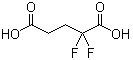 2,2-二氟戊二酸分子结构 (CAS 380-86-9)