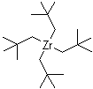 四新戊基锆分子结构 (CAS 38010-72-9)