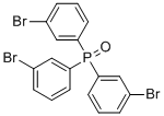 三(3-溴苯基)膦氧化物分子结构 (CAS 38019-09-9)