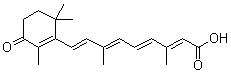 4-氧代维甲酸分子结构 (CAS 38030-57-8)