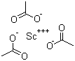 乙酸钪分子结构 (CAS 3804-23-7)