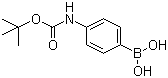 4-(tert-Butoxycarbonyl)aminophenylboronic acid molecular structure (CAS 380430-49-9)