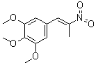 (E)-1-(3,4,5-三甲氧基苯基)-2-硝基丙烯分子结构 (CAS 38059-94-8)