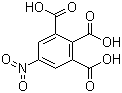 5-硝基-1,2,3-苯三甲酸分子结构 (CAS 3807-81-6)