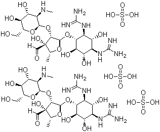 硫酸链霉素分子结构 (CAS 3810-74-0)