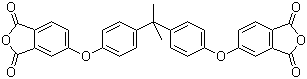双酚 A 型二醚二酐分子结构 (CAS 38103-06-9)