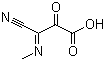 (E)-3-氰基-3-(甲基亚氨基)-2-氧代丙酸分子结构 (CAS 38157-71-0)