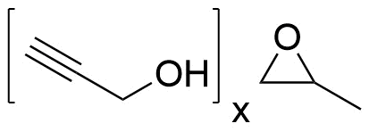 2-丙炔-1-醇与2-甲基环氧乙烷的化合物 (1:?)分子结构 (CAS 38172-91-7)