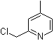 2-(氯甲基)-4-甲基吡啶分子结构 (CAS 38198-16-2)
