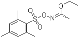 O-(2,4,6-三甲基苯磺酰基)乙酰羟肟酸乙酯分子结构 (CAS 38202-27-6)