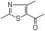 2,4-二甲基-5-乙酰基噻唑分子结构 (CAS 38205-60-6)