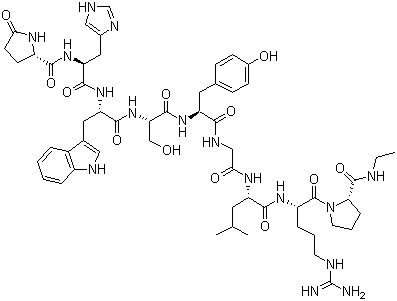夫替瑞林分子结构 (CAS 38234-21-8)