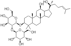 人参皂苷 Rg3分子结构 (CAS 38243-03-7)