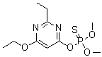 乙嘧硫磷分子结构 (CAS 38260-54-7)