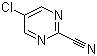 2-氰基-5-氯嘧啶分子结构 (CAS 38275-56-8)