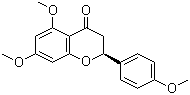 柚皮素三甲醚分子结构 (CAS 38302-15-7)