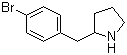 2-(4-溴苄基)吡咯烷分子结构 (CAS 383127-68-2)