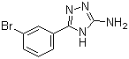 5-(3-溴苯基)-4H-1,2,4-三唑-3-胺分子结构 (CAS 383130-99-2)