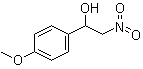 2-Nitro-1-(4-methoxyphenyl)ethanol molecular structure (CAS 38316-05-1)