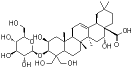 3-O-beta-葡糖基桔梗皂苷元分子结构 (CAS 38337-25-6)
