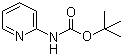 2-(Boc-氨基)吡啶分子结构 (CAS 38427-94-0)