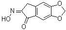 5H-茚并[5,6-d]-1,3-二氧杂环戊烯-5,6(7H)-二酮 6-肟分子结构 (CAS 38489-93-9)