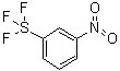 (3-硝基苯基)硫三氟化物分子结构 (CAS 3849-68-1)