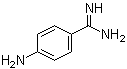 4-氨基苯甲脒分子结构 (CAS 3858-83-1)