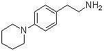 4-哌啶基苯乙胺分子结构 (CAS 38589-09-2)