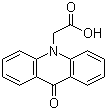 吖啶酮乙酸分子结构 (CAS 38609-97-1)